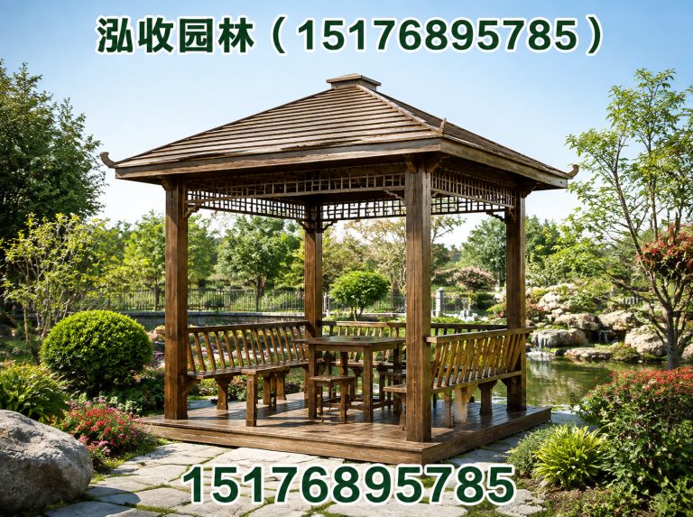 白城防腐木展示图